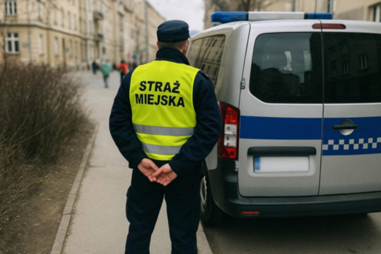 Interwencja Straży Miejskiej w Wołominie – pomoc dla starszego mężczyzny